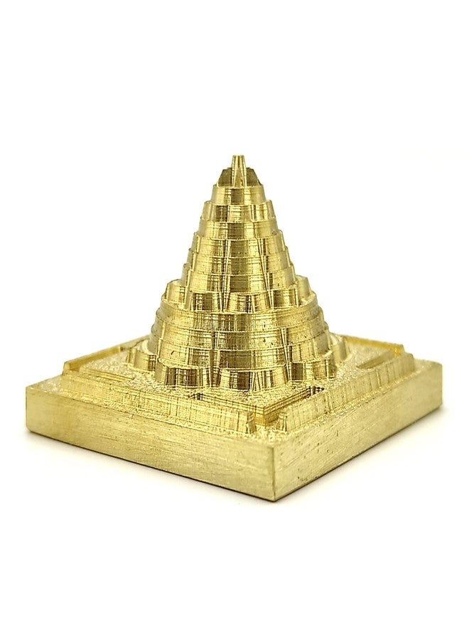 Plus Value Premium Shri Mahamrityunjaya Yantra Home & Office Temple - Gold Plated with Accurate CNC Cutting for Vastu (1.5 Inches) - Image 3